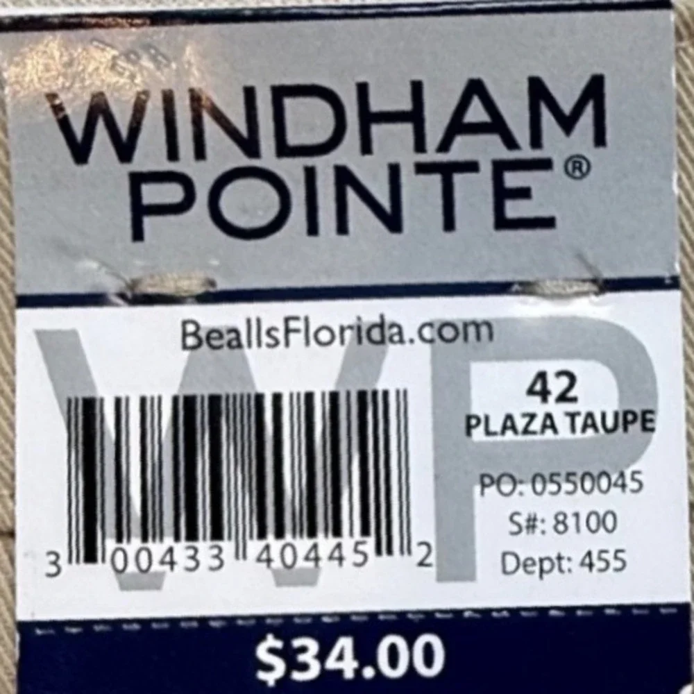 Windham Pointe Mens 42 Plaza Taupe Cargo‎ Shorts Side Elastic 6in Inseam New